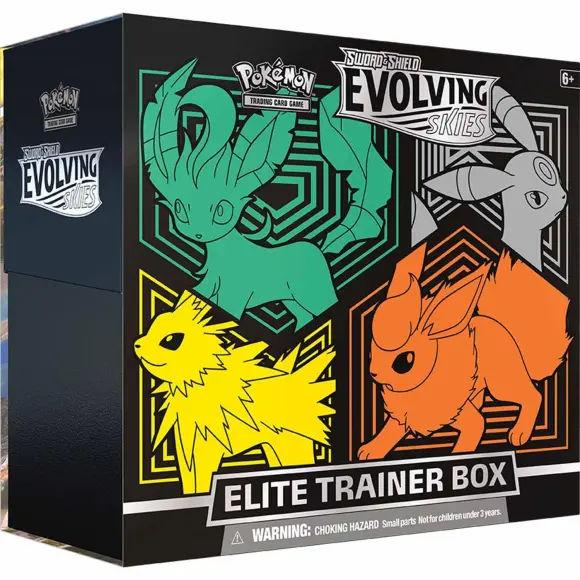 ETB Evoluzioni Eteree Leafeon, Umbreon, Jolteon e Flareon