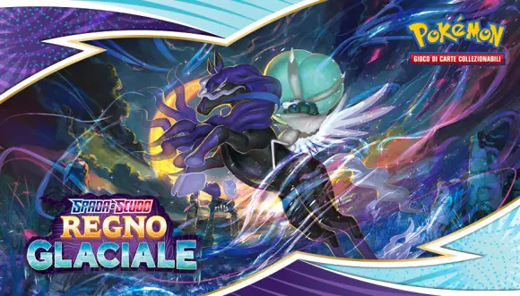 Spada e Scudo Regno Glaciale ETB Calyrex Cavaliere Glaciale