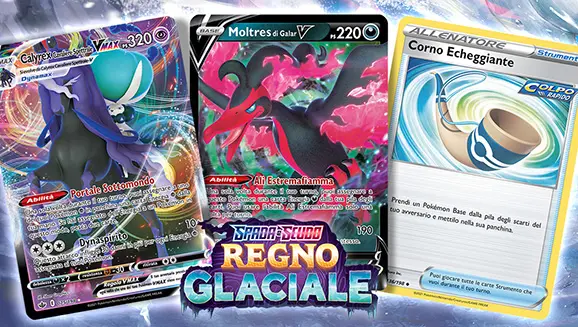 Spada e Scudo Regno Glaciale ETB Calyrex Cavaliere Glaciale